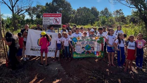 Secretaria de Meio Ambiente promove semana de conscientização ambiental nas escolas municipais