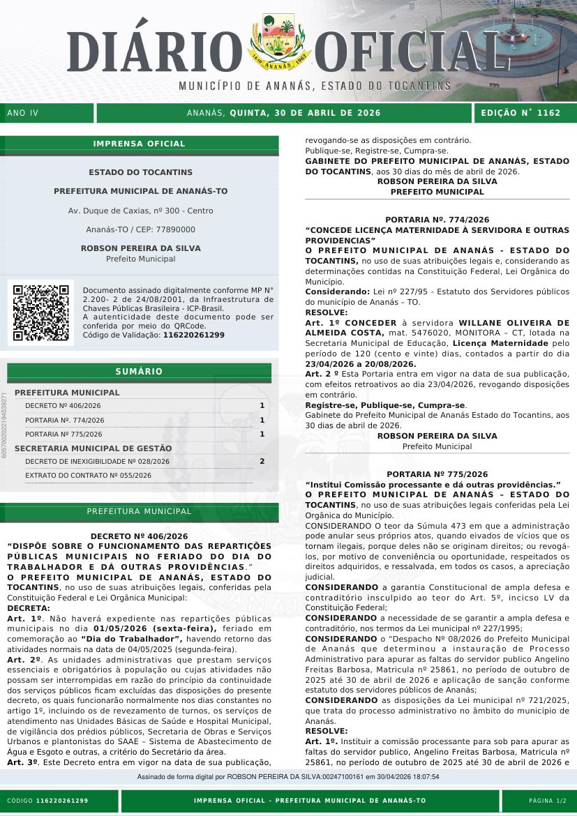 Capa da edição