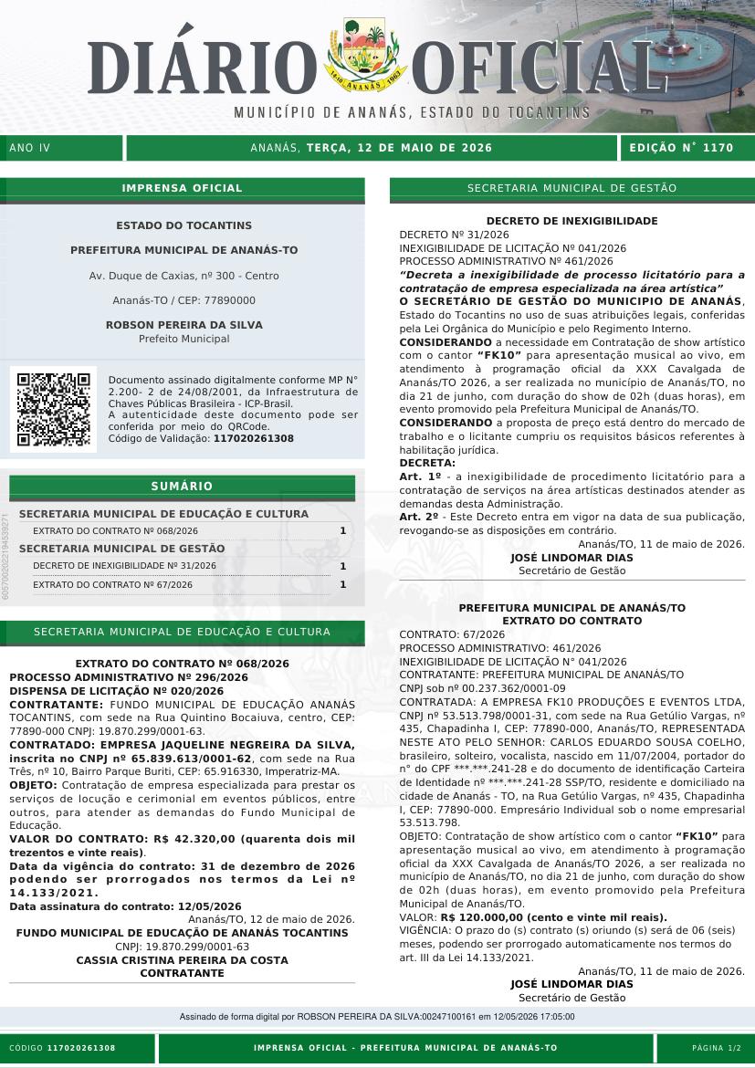 Capa da edição