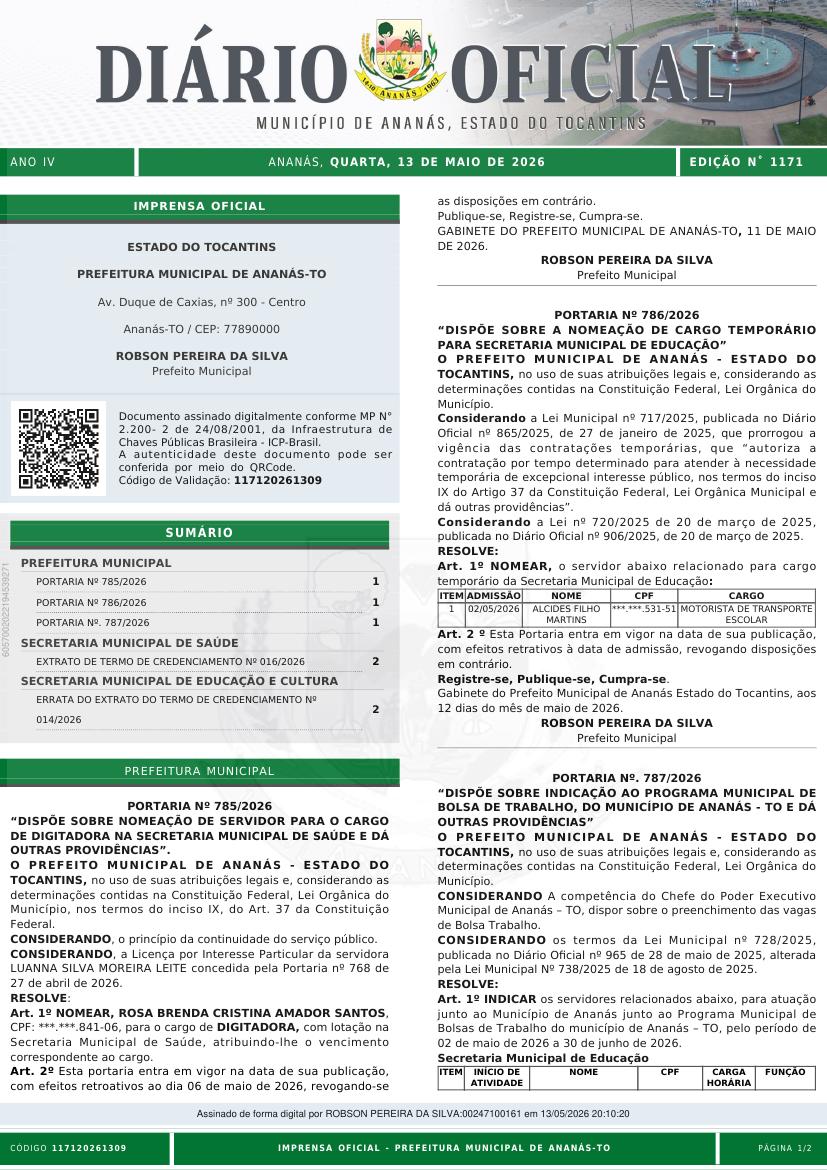 Capa da edição