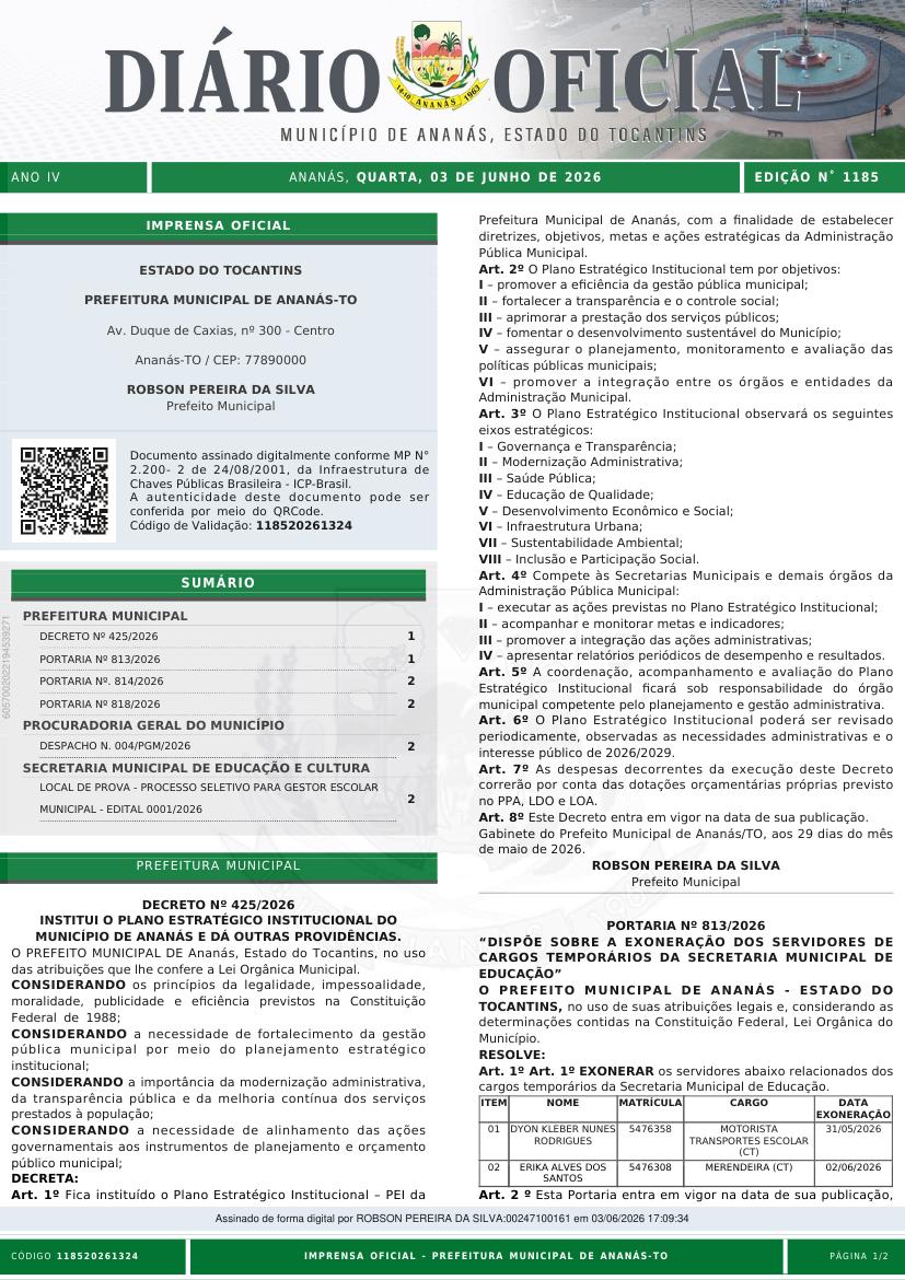 Capa da edição