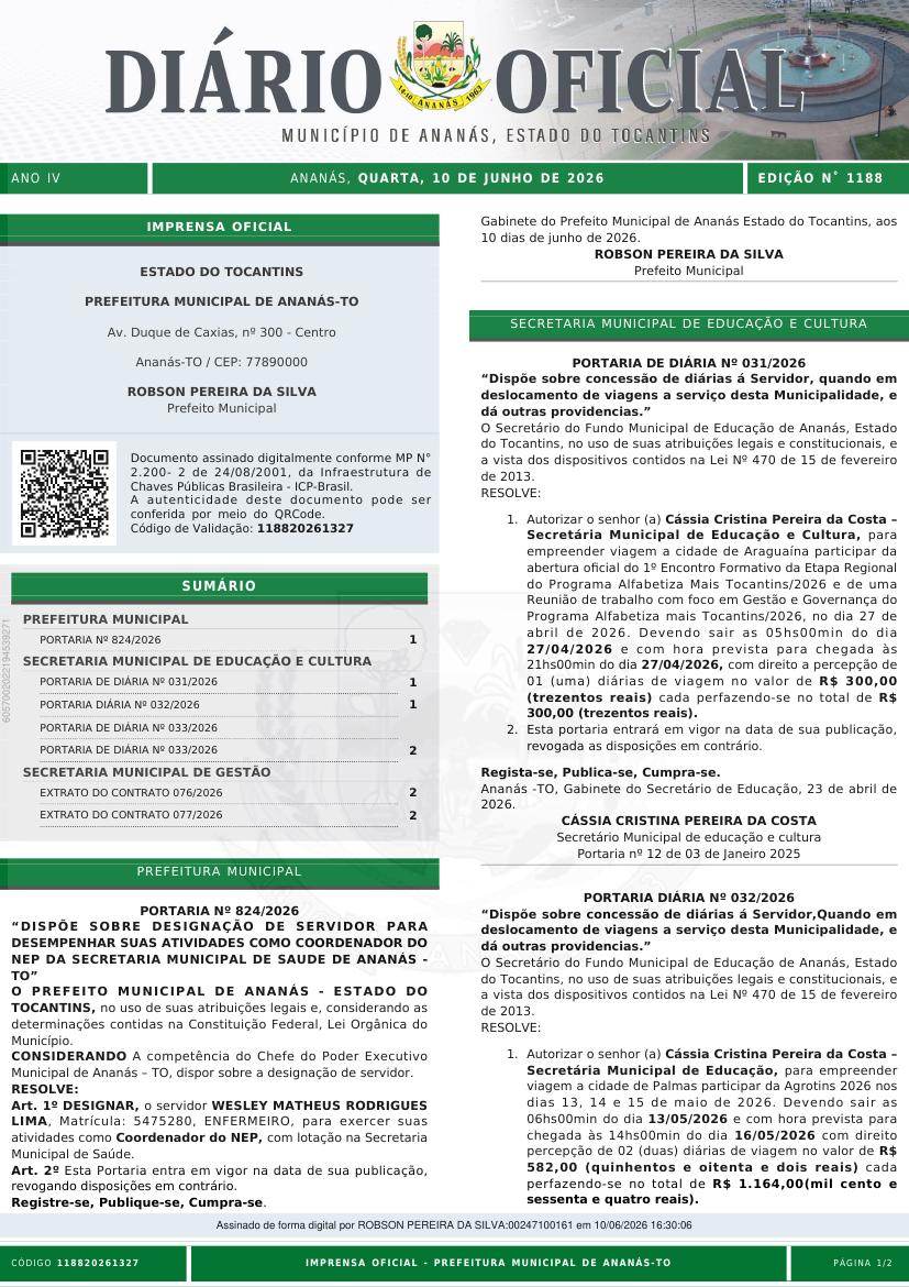 Capa da edição
