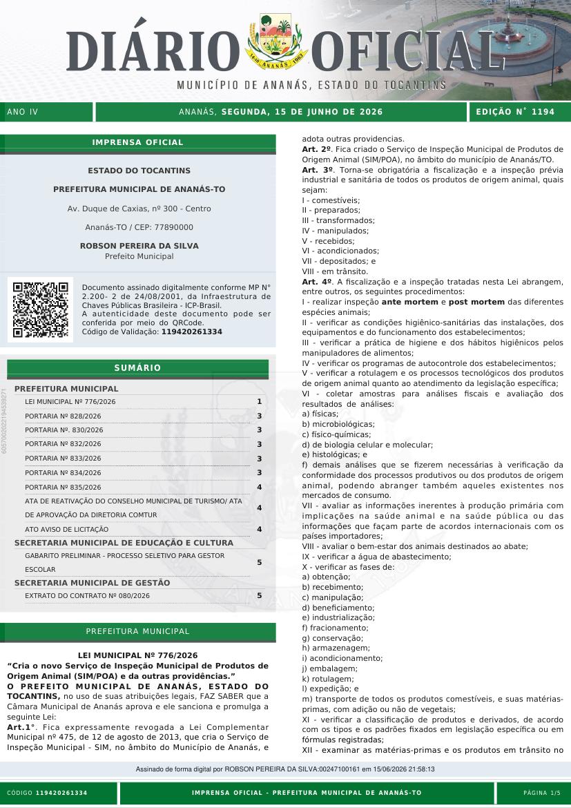 Capa da edição