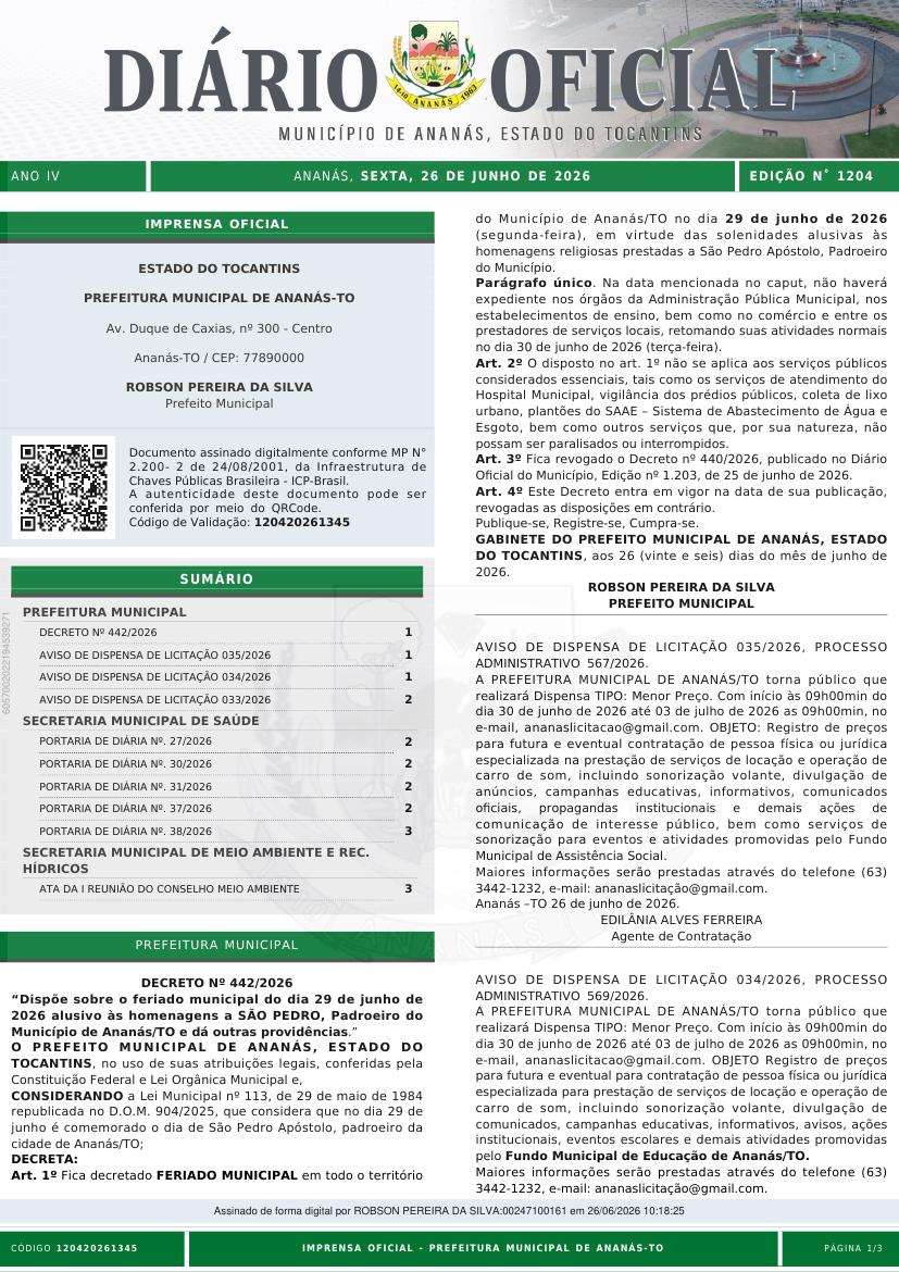 Capa da edição