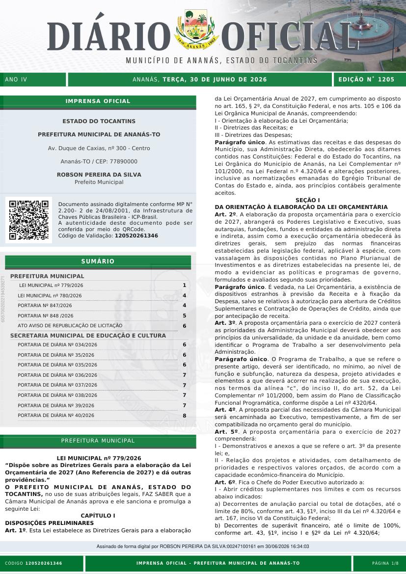 Capa da edição
