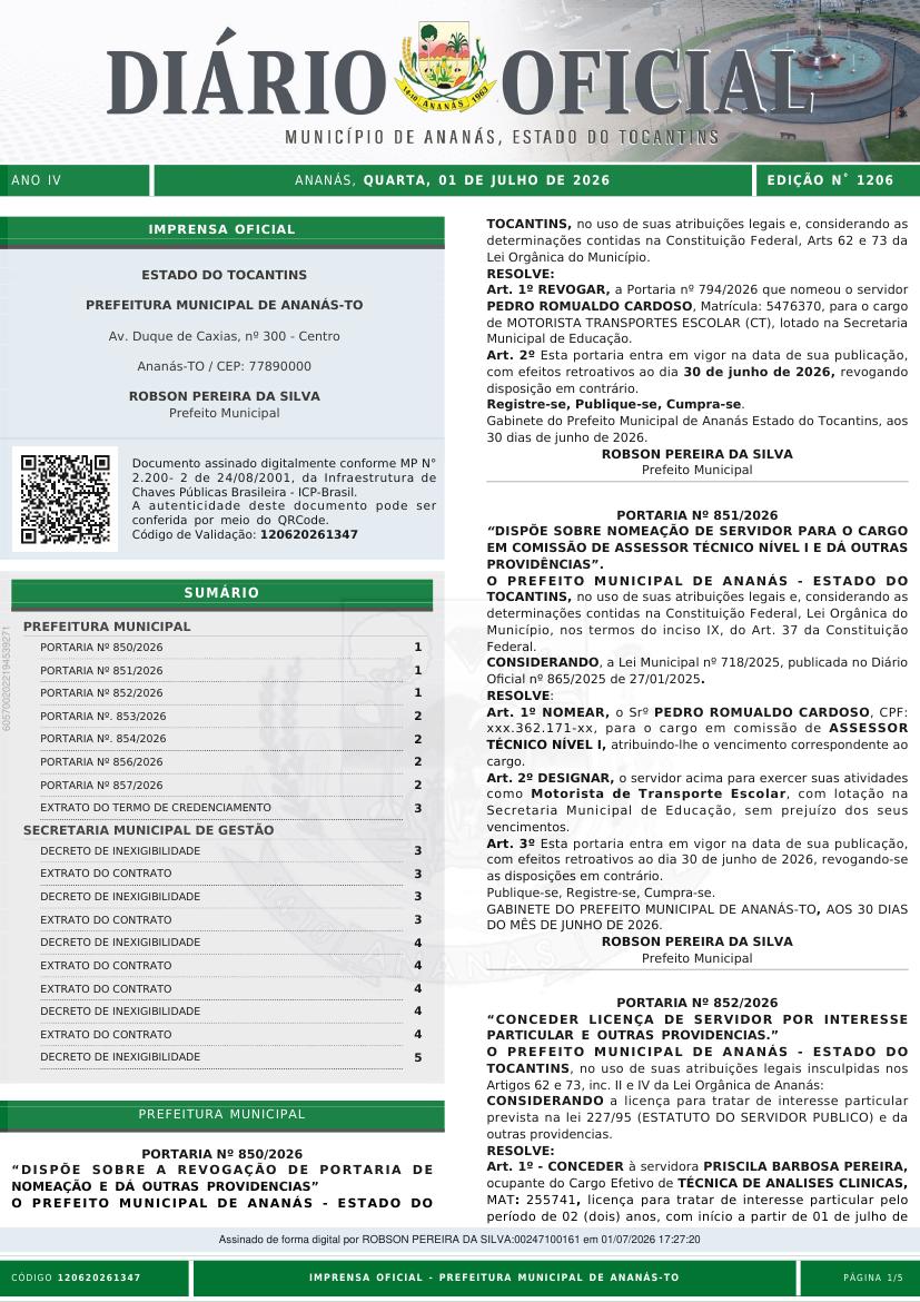 Capa da edição