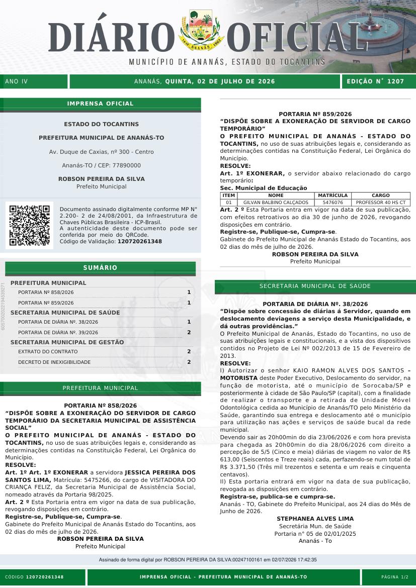 Capa da edição