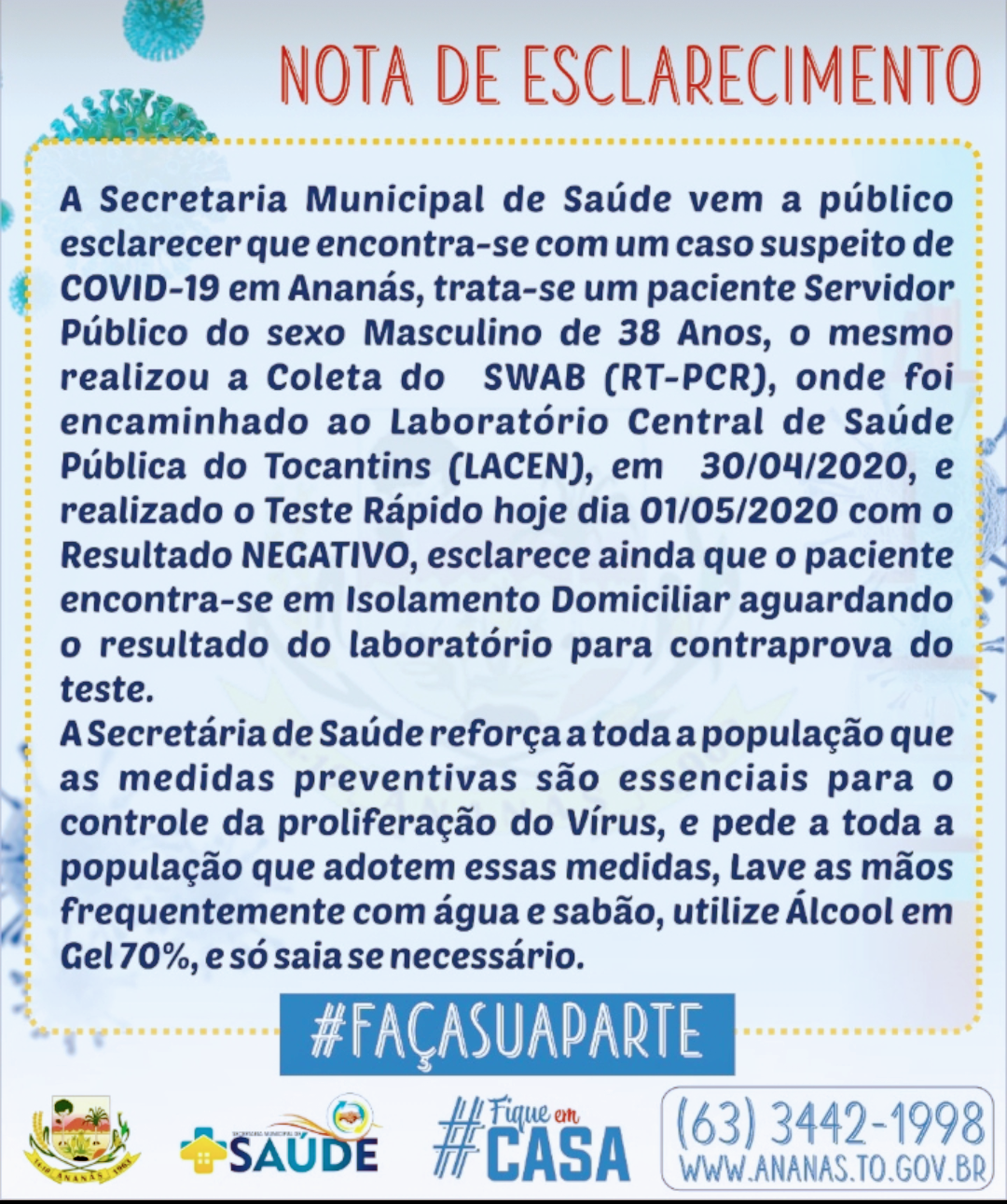 Nota de Esclarecimento Nota de Esclarecimento