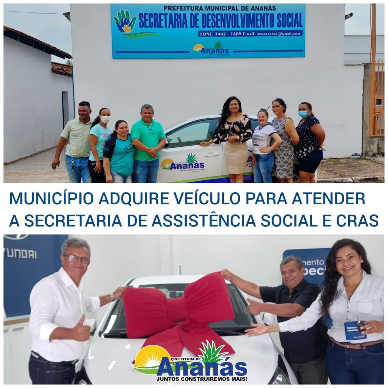 MUNICÍPIO ADQUIRE VEÍCULO PARA ATENDER A SECRETARIA DE ASSISTÊNCIA SOCIAL E CRAS MUNICÍPIO ADQUIRE VEÍCULO PARA ATENDER A SECRETARIA DE ASSISTÊNCIA SOCIAL E CRAS