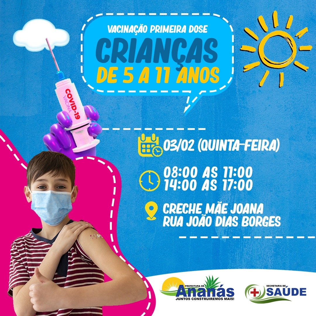 Vacinação de crianças Vacinação de crianças